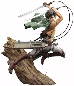 ARTFX J Attack on Titan Eren Jaeger Renewal Package Scale PVC Painted Complete Figure PP960 Ver. 1/8 коричневый