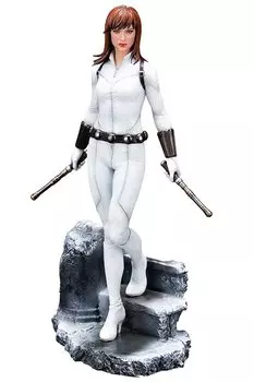 ARTFX PREMIER MARVEL UNIVERSE Черная Вдова Белый Костюм Издание Масштаб ПВХ Окрашенная Простая Сборная Фигурка MK366 1/10