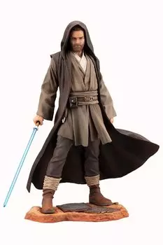 ARTFX Star Kenobi Кеноби в масштабе, окрашенная в ПВХ, простая сборная фигурка SW201 Wars/Obi-Wan Obi-Wan 1/7