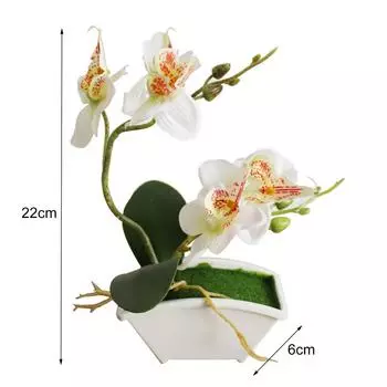 Artificial Butterfly Orchid Creative Plastic Artificial Flower Decor Vivid Color Simulation Flower розы красного