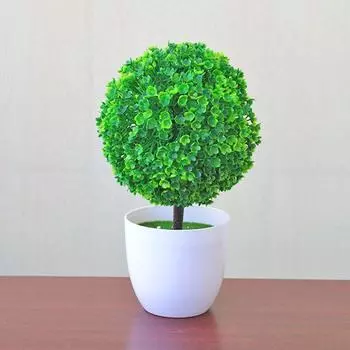 Artificial Decorative Outdoor Ball Plant Tree Pot Indoor Outdoor Garden Pot