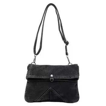 Artistic Retro Washed Denim Bag Messenger Bag Single-shoulder Bag Crossbody Bag