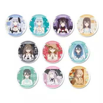 Arya-san, the girl next door who sometimes whispers in Russian, trading badges, box of 10