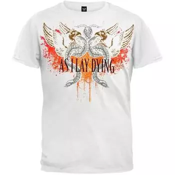 As I Lay Dying Snakes Soft Unisex T-Shirt S