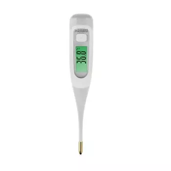 AS ONE Nabis Electronic Speed Prediction 20 Gently Bendable White Thermometer, Тип, Секунды, Подсветка, Водонепроницаемый, Наконечник, MT850, белый