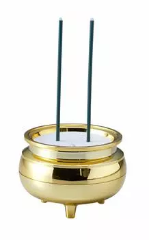 Asahi Denki Kasei Gold автоматически выключающиеся безопасные благовония Сделано в Японии (Средний 2-х стильный ладан) АСЕ-4211 золотой