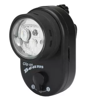 Asahi Denki Kasei Smile Kids Велосипедный фонарь 3LED с зажимом для передней корзины, черный AKU-4304 чёрный