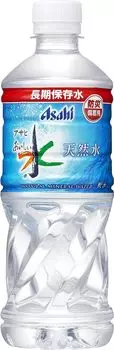 Asahi Drinks Delicious Natural Water Storage Water Disaster 500ml x 24 bottles Asahi Water Long-term (For Preparedness)