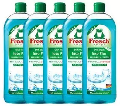 Asahi Kasei Frosch Средство для мытья посуды Пищевая сода Плюс Сменный блок x 5 шт. Набор Сменный блок Frosch [Распродажа набора] (750мл)