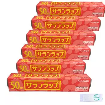Asahi Kasei Home Saran Wrap пищевая упаковочная пленка обычная 22 см x 50 м x 6 шт. официальный влажный лист [Активность включена]