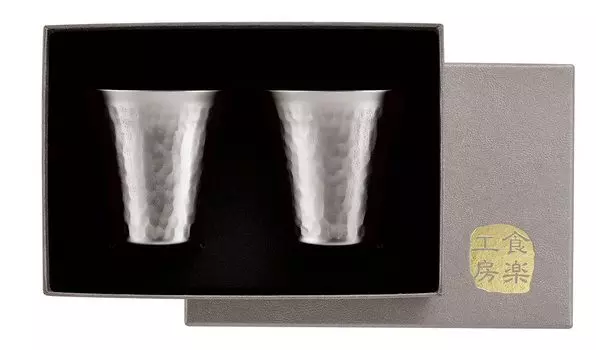 Asahi KASUMI Titanium Cold Sake Cup 2PC 65ml Gift Package Specifications