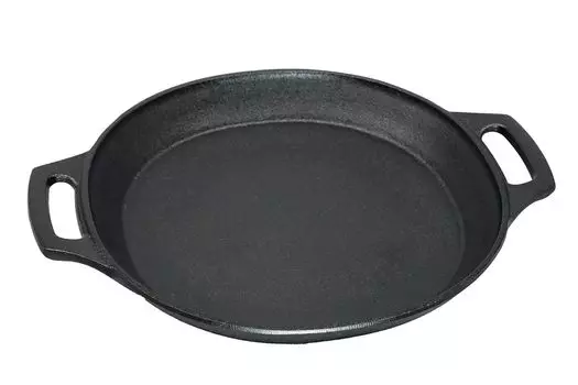 Asahi Motsunabe Iron Plate Large Cast Iron Japan QMTD601 H-339