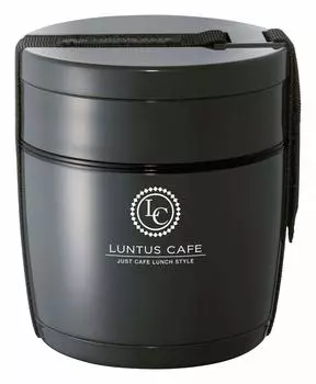 Asbel Insulated Lunch Jar Gray 800ml Lantus BE Stainless Steel Insulated Lunch Box HLB-BE800 серый