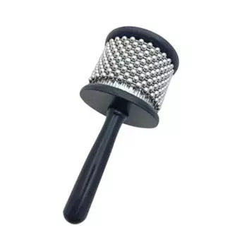 Asdays Cabasa Percussion Instrument, Wooden Shaker, Black