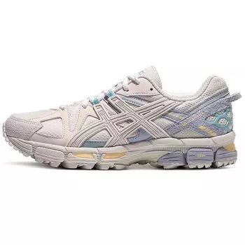 ASICS Gel Kahana 8 Серые Розовые Синие Женские Кроссовки Белые 1012A978-300 37