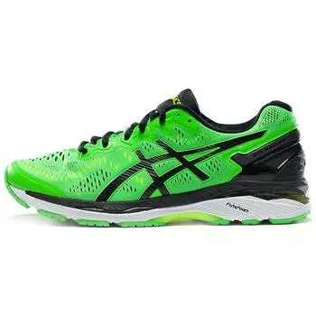 ASICS Gel Kayano 23 Green Gecko Мужские кроссовки черные безопасно-желтые T646N-8590