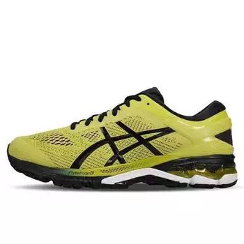 ASICS Gel Kayano 26 Sour Yuzu Черные мужские кроссовки Желтые 1011A541-750