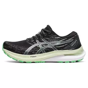 ASICS Gel Kayano 29 Black Light Green Женские кроссовки Pure-Silver 1012B272-005 37