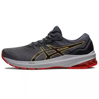 ASICS GT 1000 11 Sheet Rock Yellow Red Мужские кроссовки Серый Черный 1011B354-021 40.5