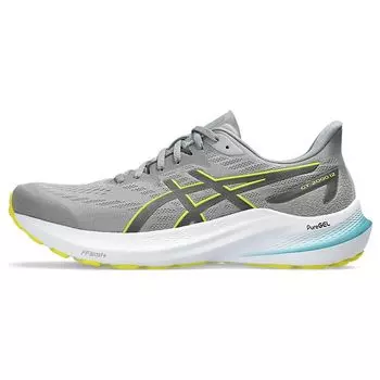 ASICS GT 2000 12 Sheet Rock Ярко-желтые мужские кроссовки Серые 1011B691-021 43.5
