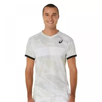 ASICS Men Match Graphic SS Top 2041A245100 Мужская футболка с коротким рукавом и круглым вырезом 095/2041A245100