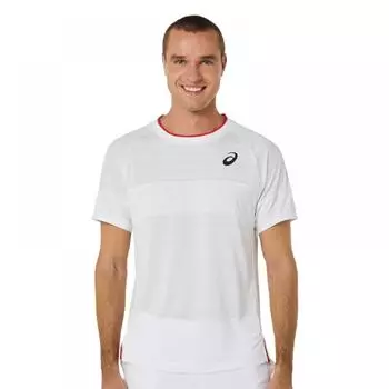 ASICS Men Match SS Top 2041A244100 Мужская футболка с коротким рукавом и круглым вырезом 095/2041A244100