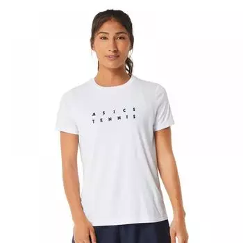 ASICS Женская футболка с рисунком 2042A259100 Женская круглая футболка с коротким рукавом