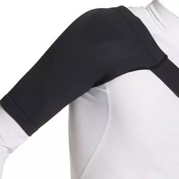 Asmed Shoulder Supporter for 1 For Both Left and Right Made in M Size 109745 Level Sleeve Type Fixed Telescopic Compression Sports D&M Shoulders, чёрный