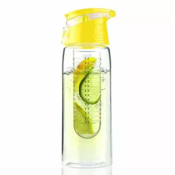 asobu FLAVOR IT 2 GO Flavor Water Bottle Yellow ANDFN-YL