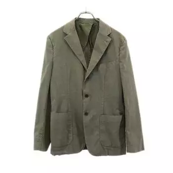 ASPESI made in Italy Striped Pattern tailored jacket Khaki x White Men s Used