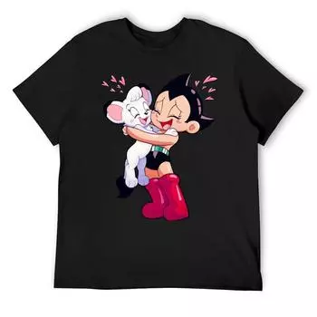Astro Boy & Kimba The White Lion (T-Shirt Boys Animal Print Boys Whites Men S Clothing S белый