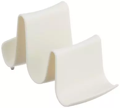 Astro pot lid stand white x x H8cm Ladle vegetable cooking utensil stand approx. W13.5 D6.7 holder, holder, 711-46