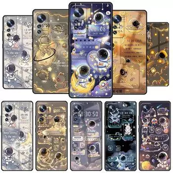 Astronaut Cartoon Case For Xiaomi Mi Poco X3 NFC M4 M3 Pro F3 GT F1 11 Lite Note 10 11T 10T 9T Back Soft Phone Cover Xiaomi Mi 9