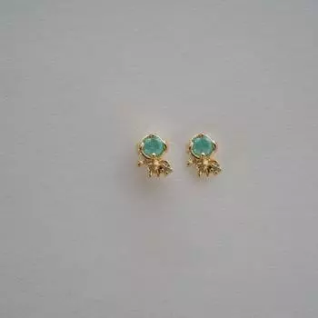 Astronaut Rocket Korean Version of Stud Earrings Exquisite Asteroid Series