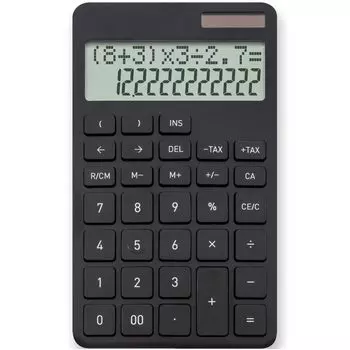 Asuka 12 Formula Bracket Partial Quick Tax Tax 2 Memory Простой калькулятор, цифры, дисплей, расчет, C1258BK, черный, стильный, коррекция, черный,
