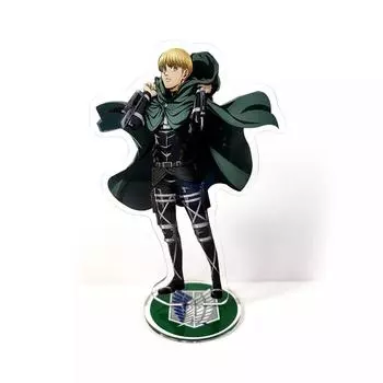 Атака Титанов Shingeki no Kyojin Последний сезон Armin Arlert фигурка на акриловой подставке модель держатель тарелки топпер для торта аниме