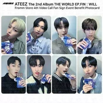 ATEEZ THE WORLD EP.FIN отправит Fromm Store фотокарточку с выгодой для четвертого видеозвонка Yeosang