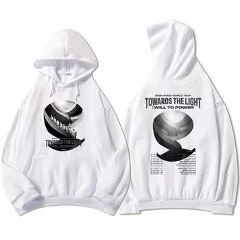 Ateezz Towards The Light Will To Power Tour Hoodies Korean Boys Band Printing Sweatshirts Moletom Long Sleeve Top S
