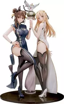 Atelier Ryza 2 Lost Lore and Secret Fairy Ryza Claudia Китайское платье Масштабная пластиковая окрашенная полная фигурка и версия. 1/6