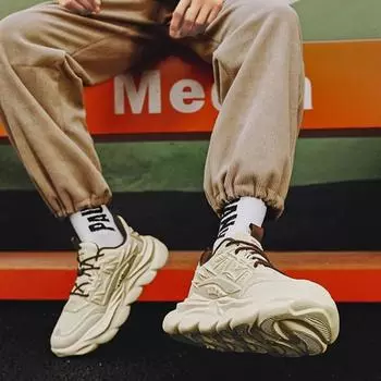 Athletic Men s Casual Sneakers Thick Platform Breathable Male Shoes Light Low Price Outdoor Y2k All Brands Shoe in Promotion 39 39