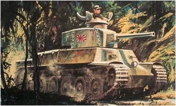 Atlantis Model японский армейский средний танк Тип 97 пластиковая модель ATLAMCA313 1/48 Chi-Ha