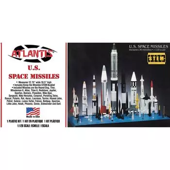 Модель Atlantis, набор из 36 пластиковых ракет армии США ATLAMCM6871 1/128