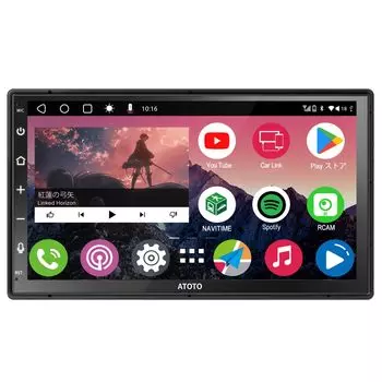 ATOTO A6 PF Android аудио интегрированный 2DIN автомобильный стерео 7 дюймов QLED сенсорный беспроводной CarPlay беспроводной Android Mirror модем Dual GPS HD 2G A6G2B7PF