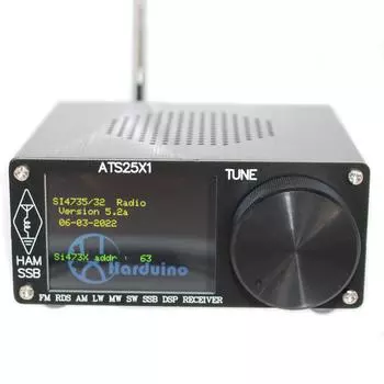 ~ ATS25X1 Полнодиапазонный DSP радиоприемник стерео радио Si4732 чип портативный FM радио