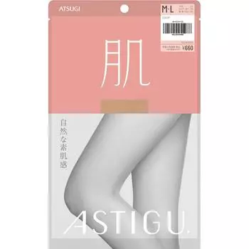 ATSUGI Astig [Skin] Nudie Beige ML Чулки Простые чулки Чулки Материал] Нейлон, полиуретан Чулки Простые чулки