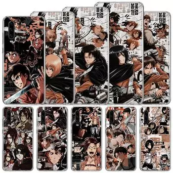 Attack On Titan Manga Soft Case For Huawei P30 Lite P40 P20 P10 P50 Pro Phone Cover Mate 20 30 40 10 P30Lite Shell Funda Coque Huawei P30