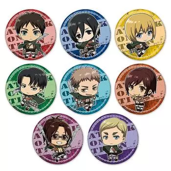 Attack on Titan Trading Can Badge vol.2 (BOX)