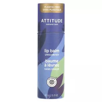 ATTITUDE, Leaves Bar, бальзам для губ, без запаха, 0,3 унции (8,5 г)