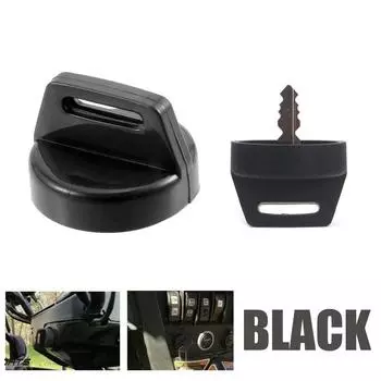 ATV UTV Quad Car Key Fob Ignition Key Cover для Polaris RZR XP 1000 900 800 570 Ranger Sportsman Trail Boss Keyswitch Holder чёрный
