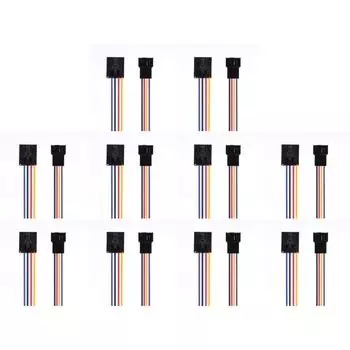 AU 5Pin to 4Pin Fan Connector Адаптер-конвертер Удлинительный кабель Провод для Dell